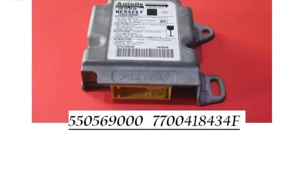 Renault Scenic I Airbag control unit/module 550569000 7700418434F