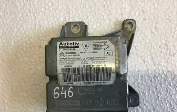 Citroen C5 Airbag control unit/module 9665266080