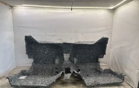 Audi A3 S3 8V Front floor carpet liner 8V5863919D 0002170201
