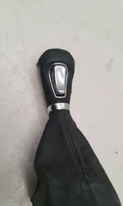 Gear lever shifter trim leather/knob