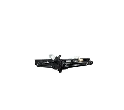 Rear door window regulator with motor