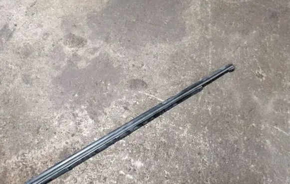 Volkswagen Touareg II Rubber seal front door window/glass 97053715601