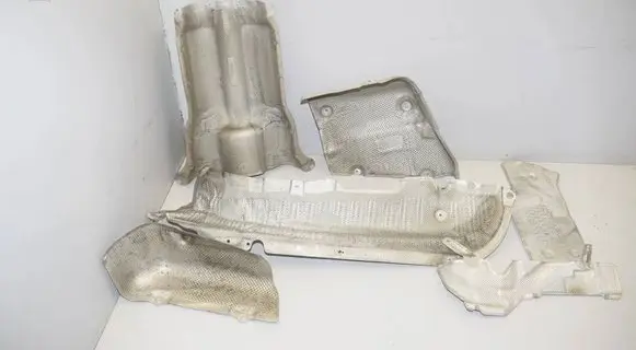 BMW 5 GT F07 Exhaust heat shield 7185202 7193501 7185246