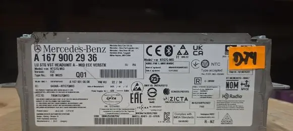 Mercedes-Benz GLE W167 Radio/CD/DVD/GPS head unit A1679002936 A1679002935