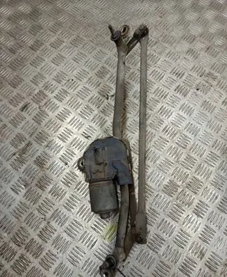 Front wiper linkage and motor