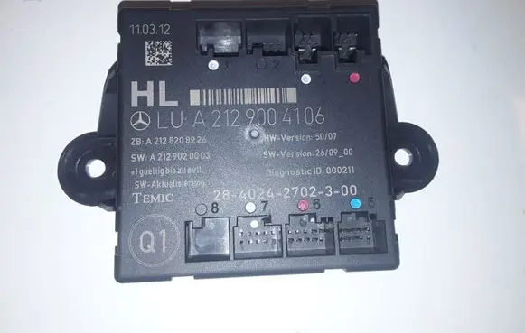Mercedes-Benz C W204 Door control unit/module 2129004106