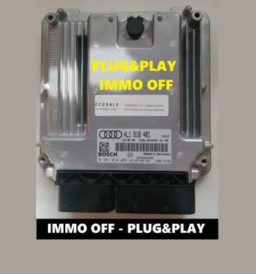 Audi Q7 4L Engine control unit/module 4L1910401 0281014409 4L1910440