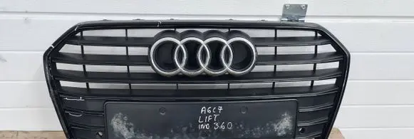 Front bumper upper radiator grill