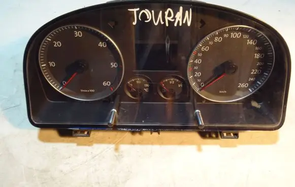 Volkswagen Touran I Speedometer (instrument cluster) 1T0920860G