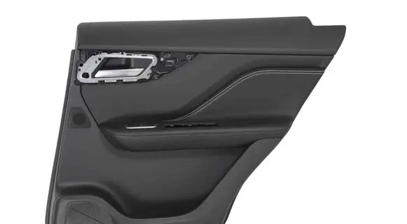 Rear door card panel trim