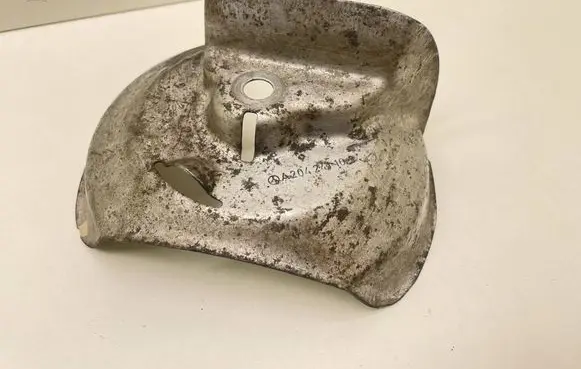 Heat shield in engine bay