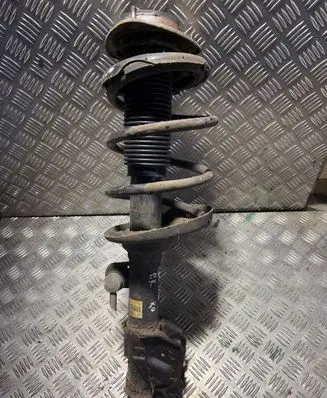 Front shock absorber with coil spring