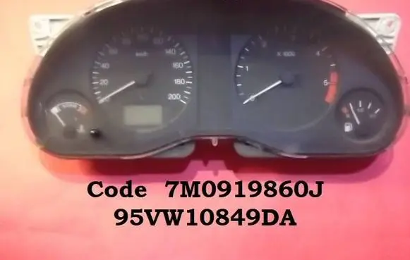 Ford Galaxy Speedometer (instrument cluster) 7M0919860J 95VW10849DA