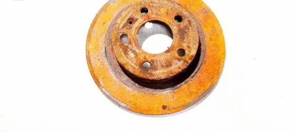 Opel Astra G Rear brake disc neventiliuojamas