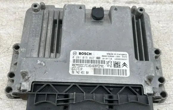 Citroen C4 Grand Picasso Engine control unit/module 0281015847 9666729580 9674245180