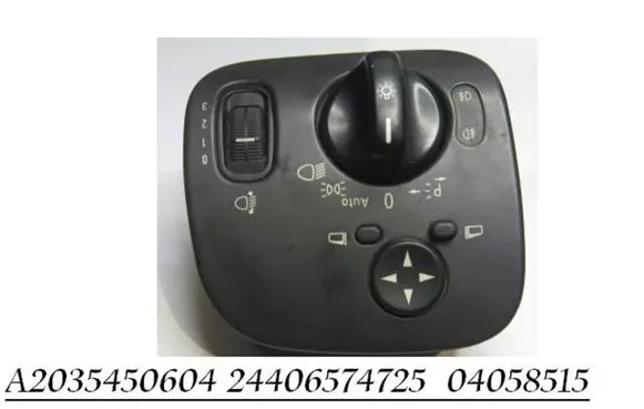 Mercedes-Benz C W203 Light switch A2035450604 24406574725