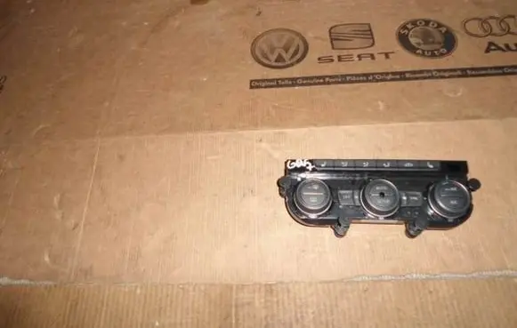 Volkswagen Golf VII Climate control unit