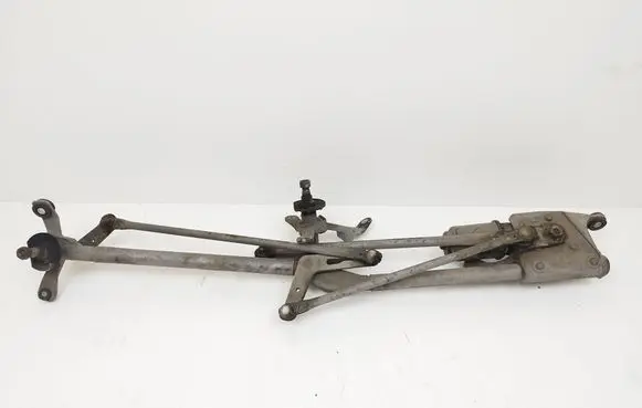 Front wiper linkage and motor