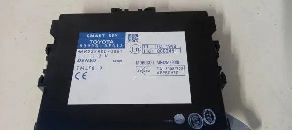 Toyota Verso Keyless (KESSY) go control unit/module 899900F012