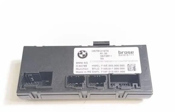 Tailgate/trunk control unit/module