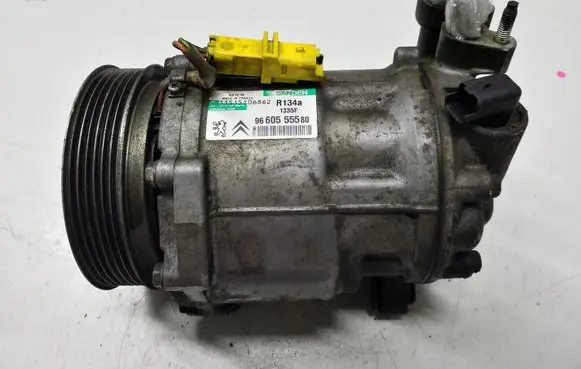 Peugeot 407 Air conditioning (A/C) compressor (pump) 9660555580