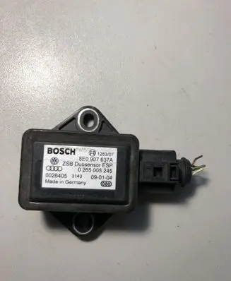 Audi A4 S4 B6 8E 8H ESP acceleration yaw rate sensor 8E0907637A
