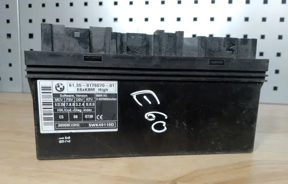 BMW 5 E60 E61 Comfort/convenience module 9176070 6135917607001
