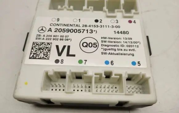 Mercedes-Benz C W205 Door control unit/module A2059005713