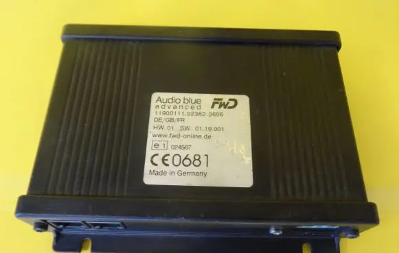 Toyota Avensis T250 Hands-free kit E1024567