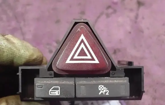 Opel Corsa D Hazard light switch 