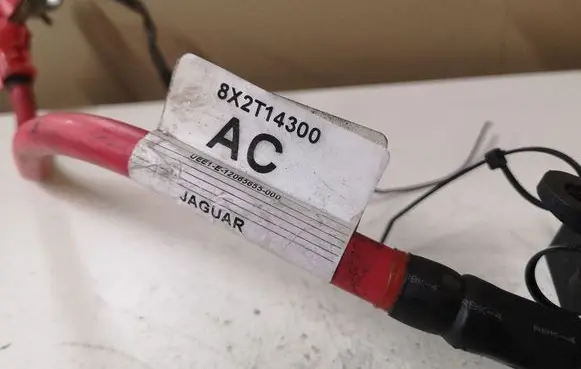 Jaguar XF X250 Positive cable (battery) 8X2T14300