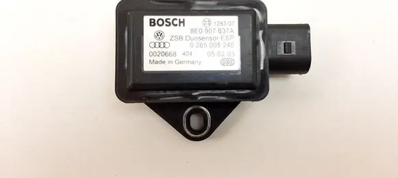 Audi A6 S6 C5 4B ESP acceleration yaw rate sensor 8E0907637A 0265005245