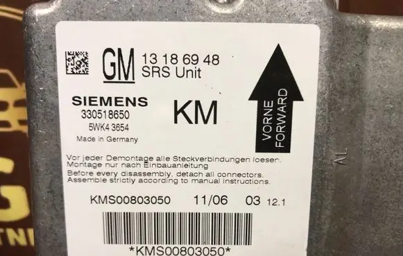 Opel Signum Airbag control unit/module 13186948