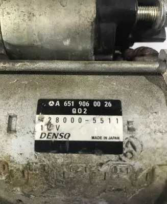 Mercedes-Benz Vito Viano W639 Starter motor A6519060026 4280005511