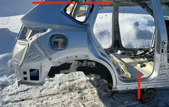Nissan Rogue Rear quarter panel 