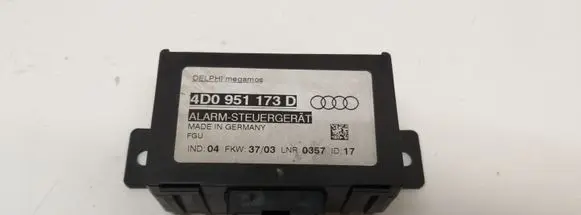 Audi A6 S6 C5 4B Alarm control unit/module 4D0951173D