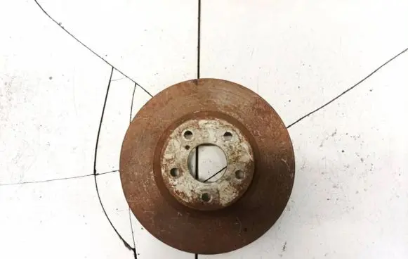 Front brake disc