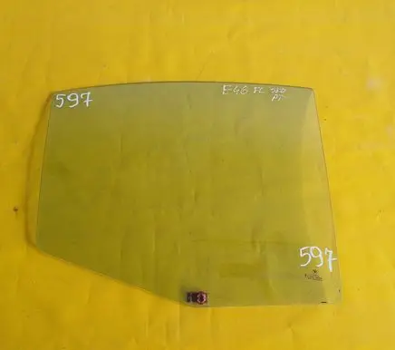 BMW 3 E46 Rear door window glass