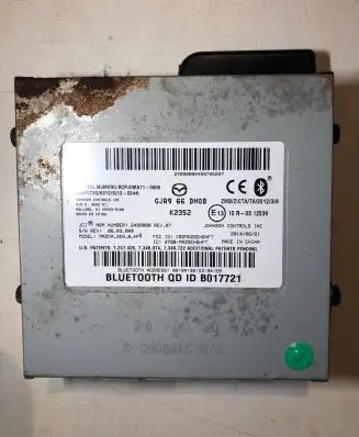 Mazda 6 Bluetooth control unit module GJR966DH0B