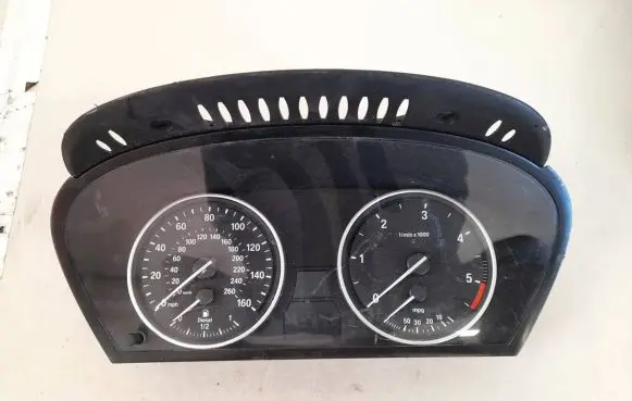 BMW X5 E70 Speedometer (instrument cluster) 62119143836 6211-9143836