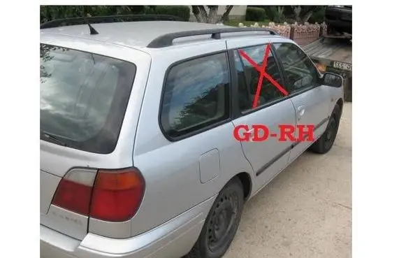 Nissan Primera Rear side window 43R00003 GD120EF6RR23