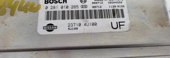 Nissan Almera N16 Engine control unit/module 0281010265 02810102 28SA4560