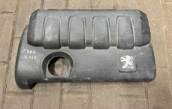 Peugeot 307 Engine cover (trim) 9648443480
