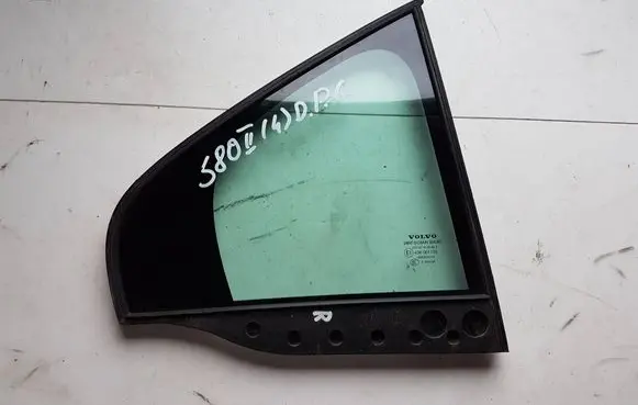 Rear vent window glass