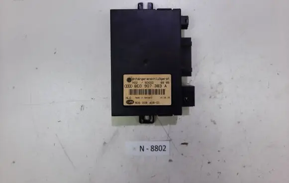 Volkswagen Touareg I Tow bar trailer control unit/module 