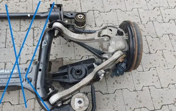 Skoda Enyaq iV Rear axle beam with reductor SKODAENZAWPT
