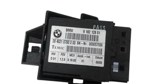 BMW 5 E60 E61 Seat control module 9182128 000057558 2840210700300