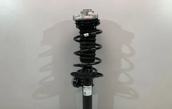 Front shock absorber with coil spring
