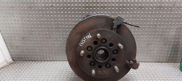 Front wheel hub spindle knuckle