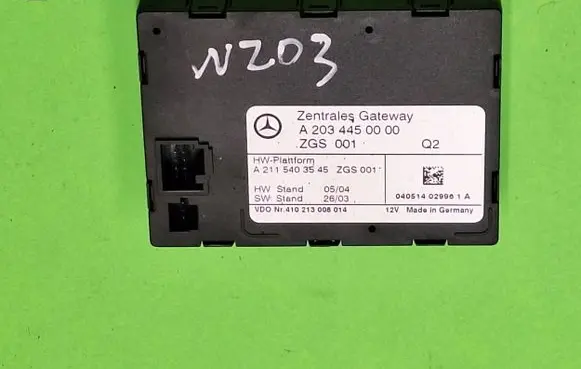 Mercedes-Benz C W203 Gateway control module A2115403545 A2034450000 410213008014